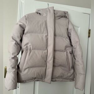 lululemon athletica Light Gray Puffer Jacket